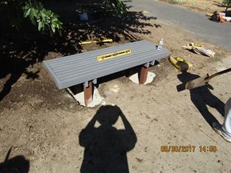 A park bench