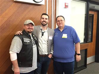 Three staff members