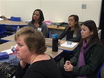 Teachers in a meeting