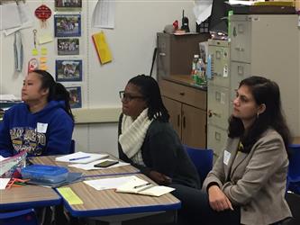 Teachers in a meeting