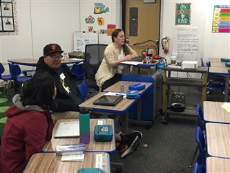 Teachers in a meeting