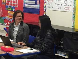 Teachers in a meeting