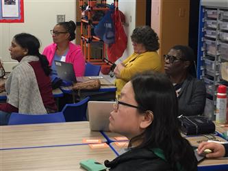 Teachers in a meeting