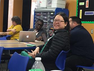 Teachers in a meeting