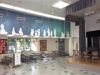 An empty multi purpose room