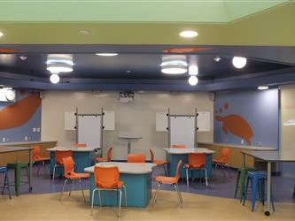 Desks an The Ruskin Elementary School Flexible Instructional Space