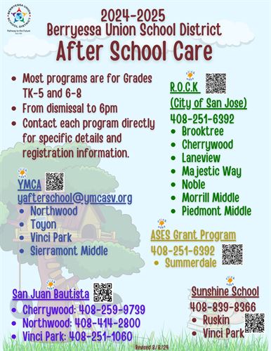 After School Care 8/24