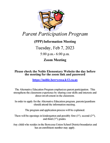 Noble PPP Program Flyer 23-24